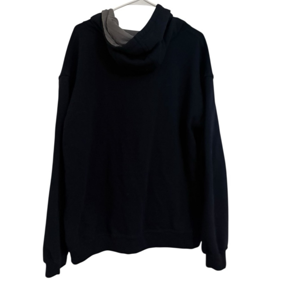 Eddie Bauer Workwear Navy Blue Hoodie Sweatshirt XXL Heavyweight Pullover - Picture 4 of 4